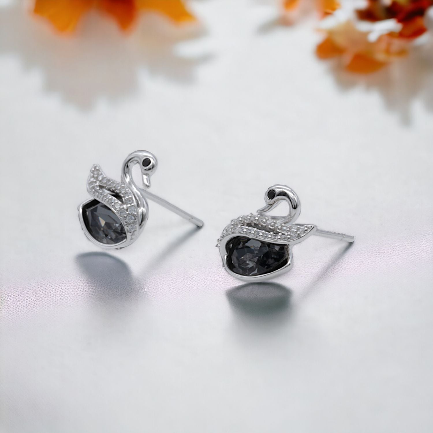 Black Swan Earrings
